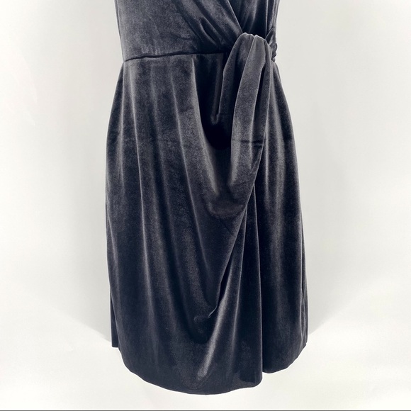 Bailey 44 Velvet Wrap Spaghetti Strap Dress Size Small - Picture 4 of 9